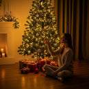 ⭐ Árvore Smart 2m Terra do Natal — Abre Sozinha + LED