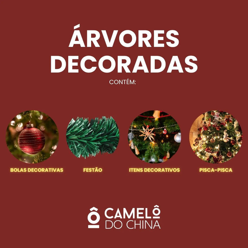 Kit Árvore branca 210cm